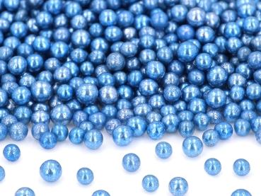 Zucker Perlen Weich - Metallic Blau